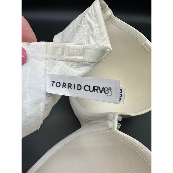 Torrid Curve Strapless Bra Lace Pushup 40D - Picture 7 of 9